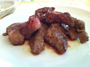 Tagliata di manzo 